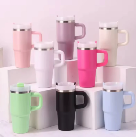 Cute Trendy Mini Tumbler With Handle, Stainless Steel Mini , Insulated