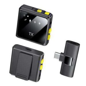 M89 Wireless Lavalier Plug n Play Dual Microphone with Multi Voice Changer For Android (Anti-Noise)