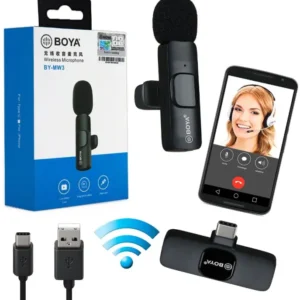 Boya BY-MW3 Wireless Single Microphone For IPhone & Type-C User