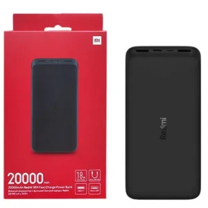 Mi Power Bank 20000 mAh - Fast Charging, USB Output - Black