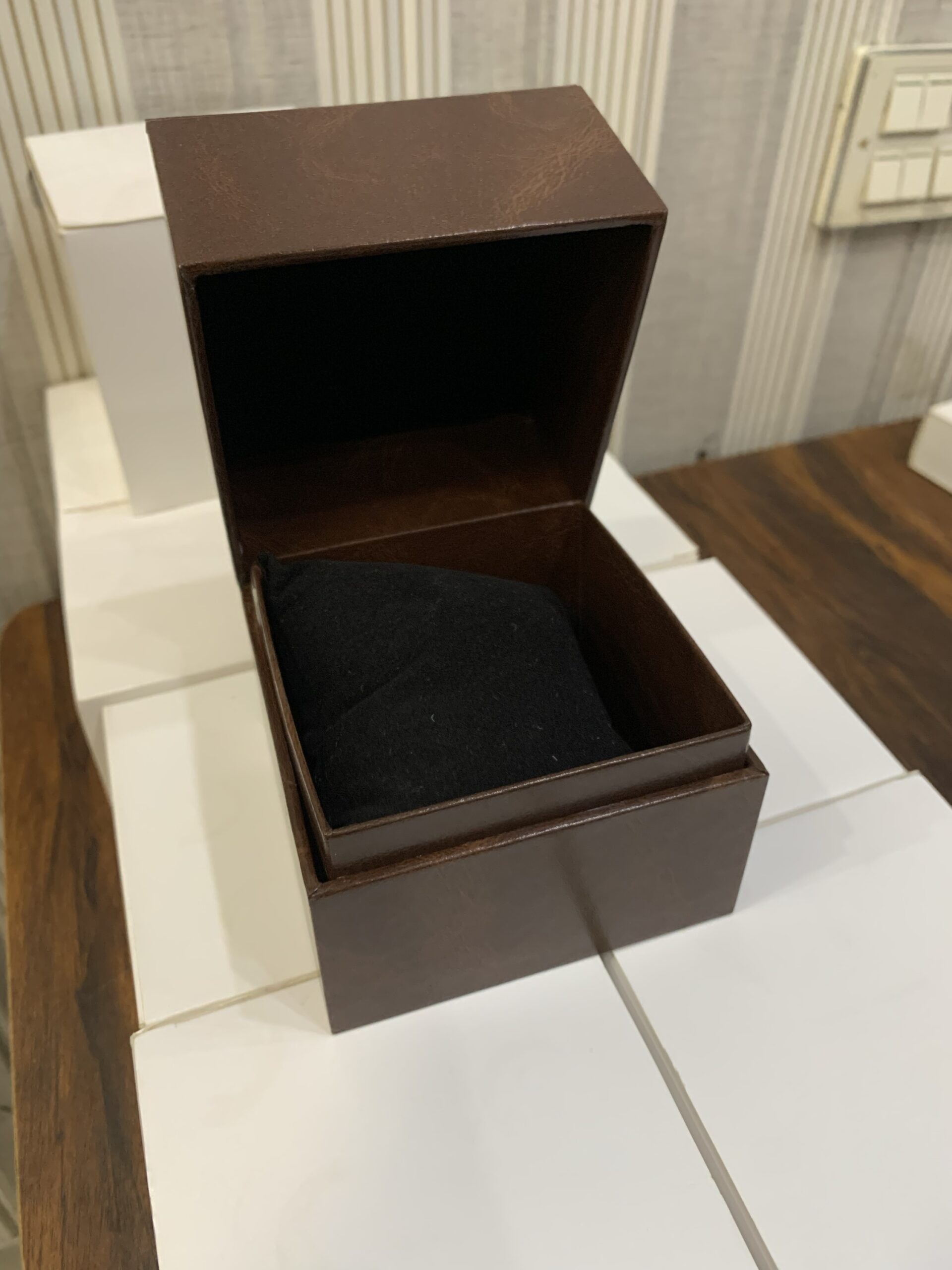 1 Slot Watch Box For Premium Watch Premium Quality Wooden Watch Box Single Slot - Image 3