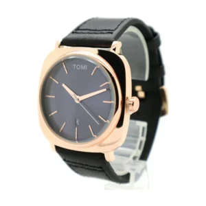 Men’s Watch Date Leather Strap